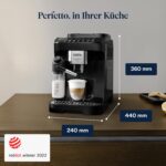 De'Longhi Magnifica Evo ECAM292.81.B Kaffeevollautomat Schwarz – 7 One-Touch-Getränke & LatteCrema Hot – Bild 7