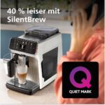 PHILIPS Serie 5500 LatteGo EP5543/90 Kaffeevollautomat Weiß/Chrom – 20 Heiß- & Kaltspezialitäten & SilentBrew – Bild 7
