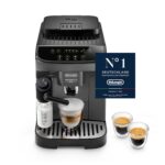 De'Longhi Magnifica Evo ECAM292.52.GB Kaffeevollautomat Grau Schwarz – 4 One-Touch-Getränke, LatteCrema Hot & MyLatte