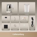 dreame Eccelux Slim Kaffeevollautomat Cream White – Ultraschmales 18 cm Design, 19 Bar & 5 Spezialitäten – Bild 10