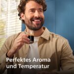 PHILIPS Serie 5500 LatteGo EP5543/90 Kaffeevollautomat Weiß/Chrom – 20 Heiß- & Kaltspezialitäten & SilentBrew – Bild 5