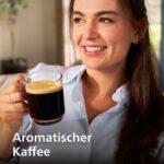 PHILIPS Serie 5500 LatteGo EP5543/90 Kaffeevollautomat Weiß/Chrom – 20 Heiß- & Kaltspezialitäten & SilentBrew – Bild 6