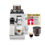 De'Longhi Rivelia EXAM440.55.W Kaffeevollautomat Weiß – Bean Switch System, 16 Spezialitäten & LatteCrema Hot