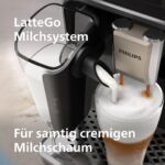 PHILIPS Serie 5500 LatteGo EP5543/90 Kaffeevollautomat Weiß/Chrom – 20 Heiß- & Kaltspezialitäten & SilentBrew – Bild 9