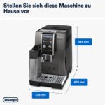 De'Longhi Dinamica Plus ECAM 380.95.TB Kaffeevollautomat Titanium/Schwarz – 24 Rezepte, LatteCrema Hot & 3,5" Touchscreen – Bild 7