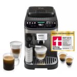 De'Longhi Magnifica Evo Next ECAM312.80.TB Kaffeevollautomat Titanium Schwarz – 13 One-Touch-Getränke & LatteCrema Hot