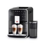Melitta Barista TS Smart Kaffeevollautomat Schwarz – 21 Kaffeerezepte, 2-Kammern-Bohnenbehälter, Double Cup & App-Steuerung