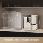 dreame Eccelux Slim Kaffeevollautomat Cream White – Ultraschmales 18 cm Design, 19 Bar & 5 Spezialitäten – Bild 2