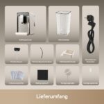 dreame Eccelux Slim Kaffeevollautomat Cream White – Ultraschmales 18 cm Design, 19 Bar & 5 Spezialitäten – Bild 11