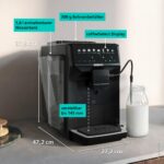 Siemens EQ500 iAroma Kaffeevollautomat Klavierlack Schwarz – 8 Getränke direkt, quickCup & iAroma System – Bild 8