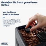 De'Longhi Dinamica Plus ECAM 380.95.TB Kaffeevollautomat Titanium/Schwarz – 24 Rezepte, LatteCrema Hot & 3,5" Touchscreen – Bild 3