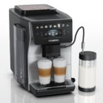 Siemens EQ600 iAroma Kaffeevollautomat Edelstahl – 25 Spezialitäten, 3,7″ TFT Touch-Display & Milchbehälter