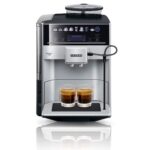 Siemens EQ.6 plus s300 TE653501DE Kaffeevollautomat Silber/Grau – coffeeSelect Display, autoMilk Clean & aromaDouble Shot