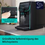 Siemens EQ500 iAroma Kaffeevollautomat Klavierlack Schwarz – 8 Getränke direkt, quickCup & iAroma System – Bild 7