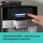 Siemens EQ.6 plus s300 TE653501DE Kaffeevollautomat Silber/Grau – coffeeSelect Display, autoMilk Clean & aromaDouble Shot – Bild 6