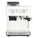 KitchenAid Siebträger-Espressomaschine 5KES6551E Weiß – Integriertes Edelstahl-Mahlwerk, PID-Regelung & Quiet Mark – Bild 7