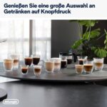 De'Longhi Dinamica Plus ECAM 380.95.TB Kaffeevollautomat Titanium/Schwarz – 24 Rezepte, LatteCrema Hot & 3,5" Touchscreen – Bild 5