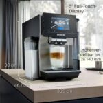 Siemens EQ700 integral Kaffeevollautomat Edelstahl – iSelect Touch-Display, coffeeWorld & Cold Brew Funktion – Bild 2