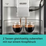 Siemens EQ.6 plus s300 TE653501DE Kaffeevollautomat Silber/Grau – coffeeSelect Display, autoMilk Clean & aromaDouble Shot – Bild 5