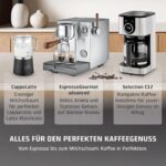 Caso 01825 Semi-Profi Siebträgermaschine Silber – 19 bar Ulka-Pumpe, PID-Steuerung & 2 Siebträger – Bild 12