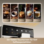 dreame Eccelux Slim Kaffeevollautomat Cream White – Ultraschmales 18 cm Design, 19 Bar & 5 Spezialitäten – Bild 5