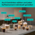 Siemens EQ500 iAroma Kaffeevollautomat Klavierlack Schwarz – 8 Getränke direkt, quickCup & iAroma System – Bild 3