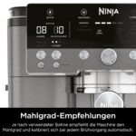 Ninja Luxe Café Premier ES601EUGM 3-in-1 Siebträgermaschine Grau-Metall – Integriertes Mahlwerk, Waage & Barista Assist – Bild 5